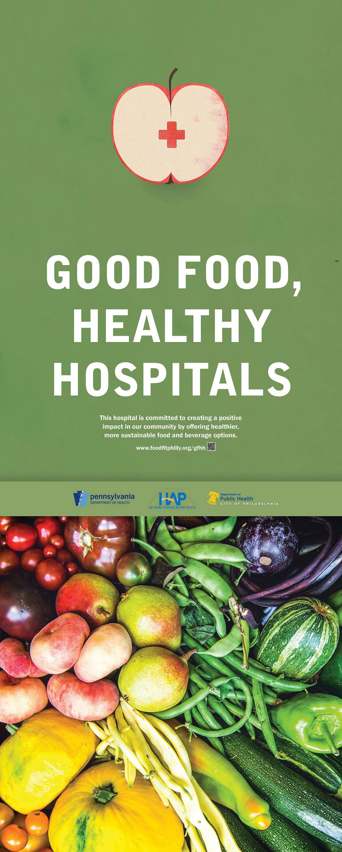 Good Food, Healthy Hospitals program banner